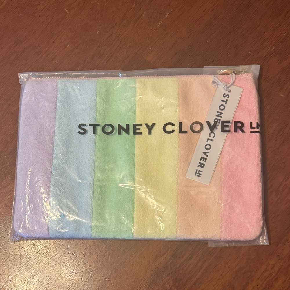 Stoney Clover Lane Multicolor Striped Pouch